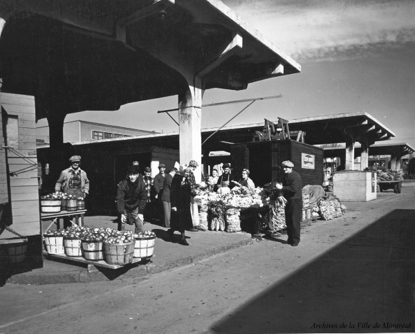 Le marché Jean-Talon (1955)